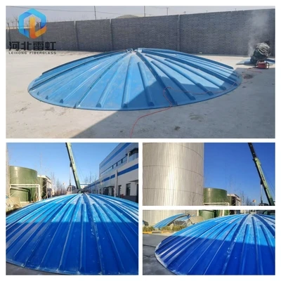 Odor Control Cover For Anaerobic Tanks in Chemical Plant Wastewater Treatment...